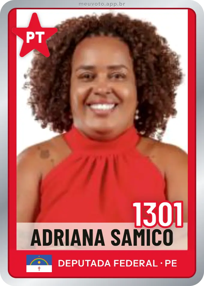 Carta de Adriana Samico, número 1301, PT