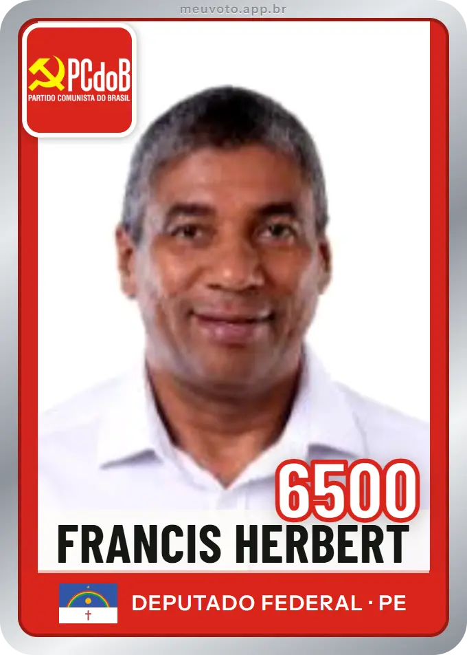 Carta de Francis Herbert, número 6500, PCdoB