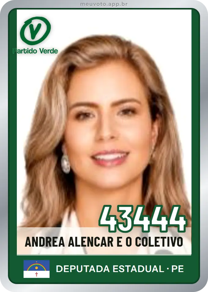 Carta de Andrea Alencar e O Coletivo, número 43444, PV