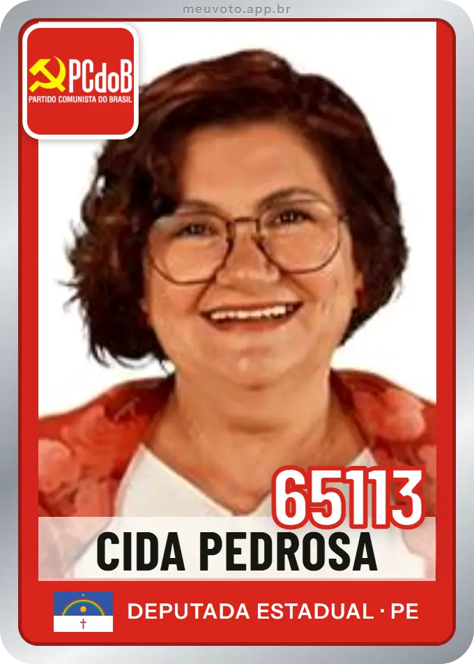 Carta de Cida Pedrosa, número 65113, PCdoB