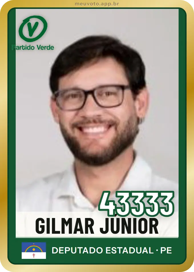 Carta de Gilmar Júnior, número 43333, PV