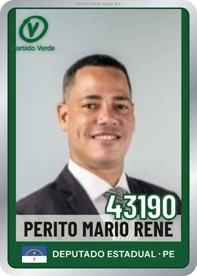 Carta de Perito Mario René, número 43190, PV
