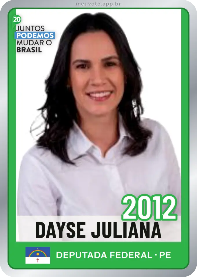 Carta de Dayse Juliana, número 2012, Podemos