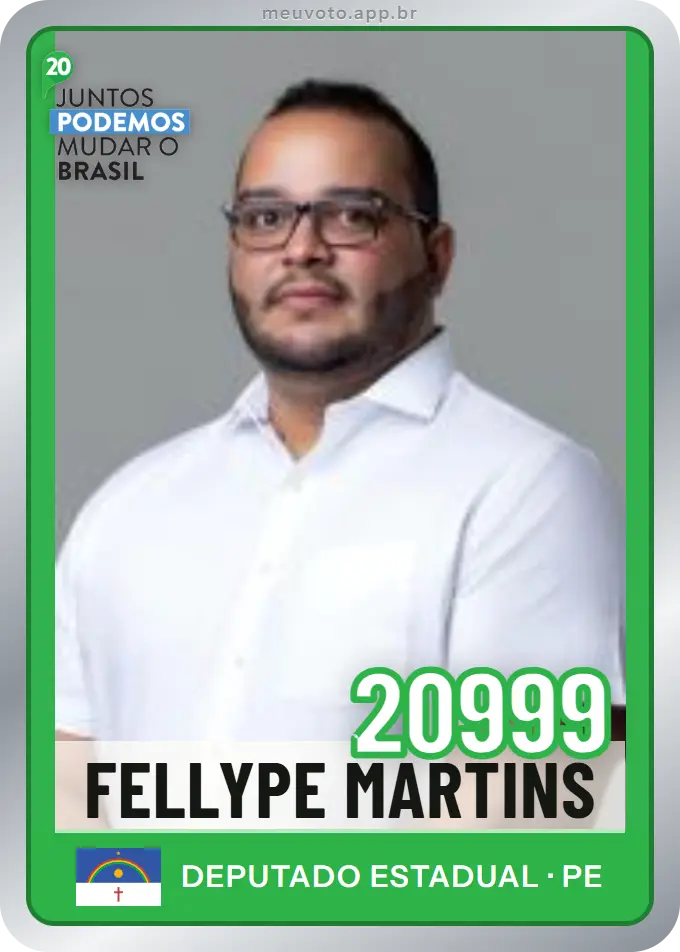 Carta de Fellype Martins, número 20999, Podemos