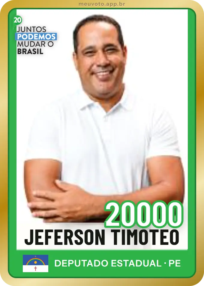 Carta de Jeferson Timóteo, número 20000, Podemos