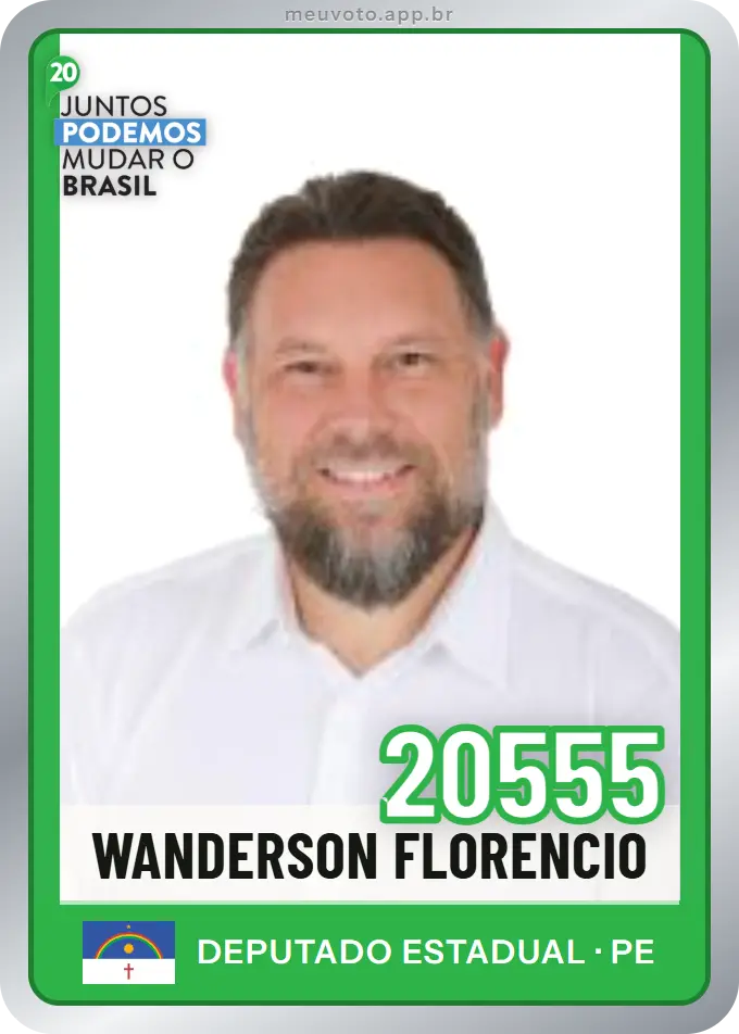 Carta de Wanderson Florencio, número 20555, Podemos