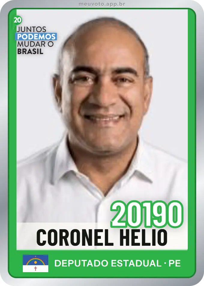 Carta de Coronel Helio, número 20190, Podemos
