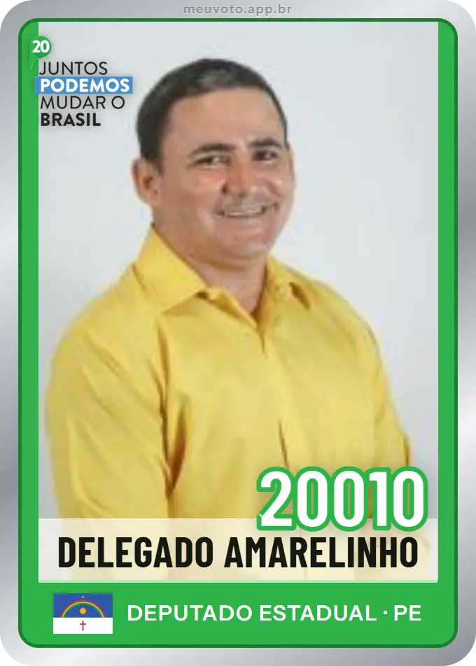 Carta de Delegado Amarelinho, número 20010, Podemos
