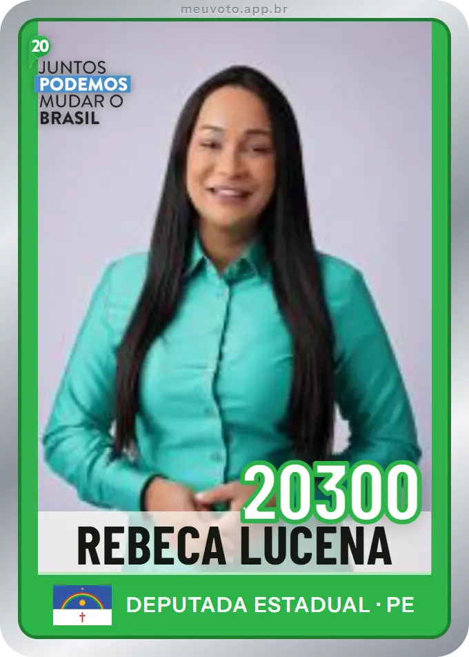 Carta de Rebeca Lucena, número 20300, Podemos