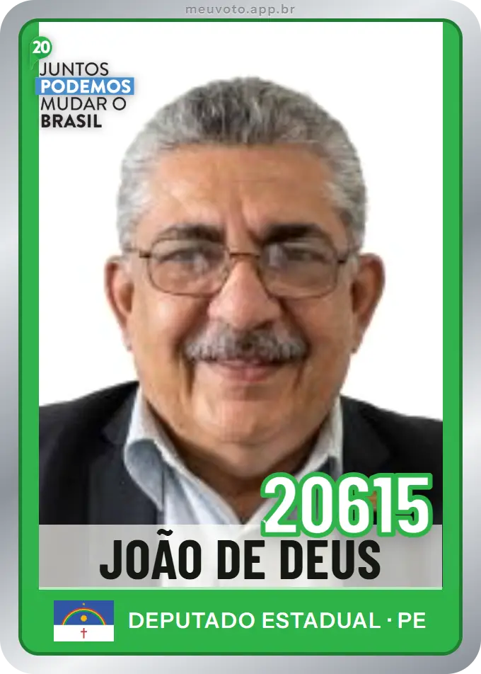 Carta de João de Deus, número 20615, Podemos