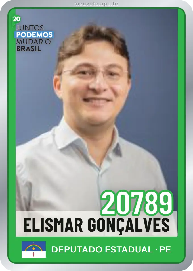 Carta de Elismar Gonçalves, número 20789, Podemos