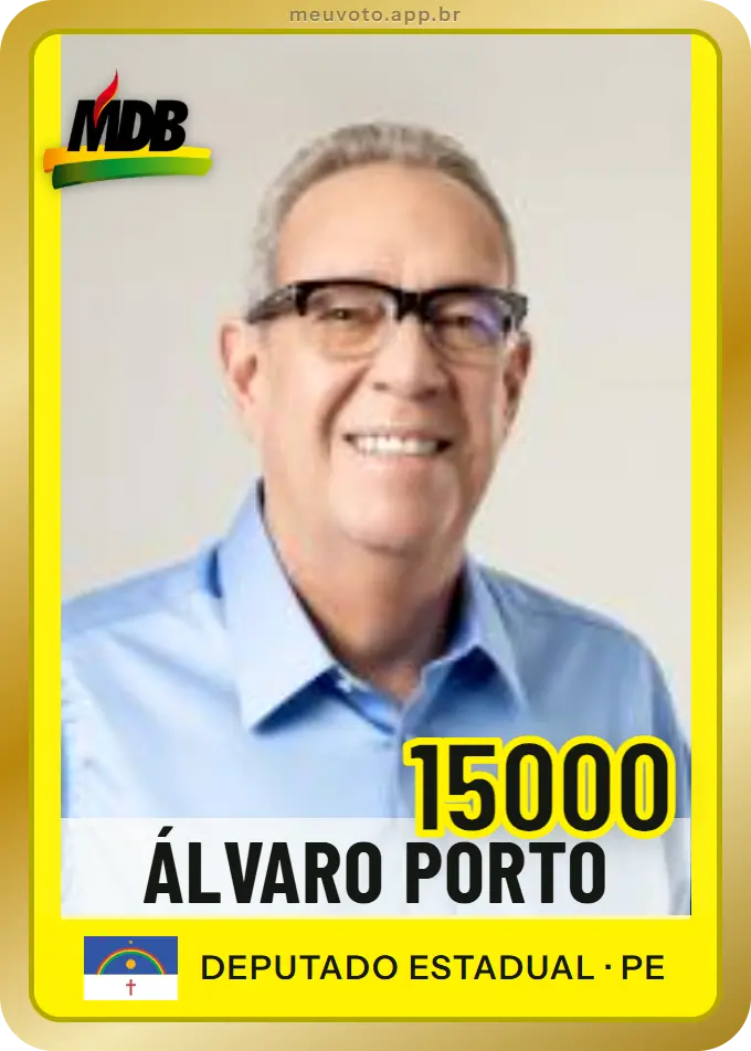 Carta de Álvaro Porto, número 15000, MDB