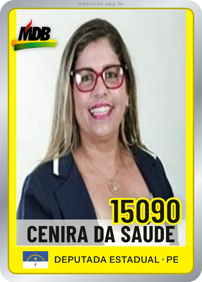 Carta de Cenira da Saúde, número 15090, MDB