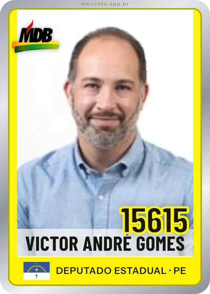 Carta de Victor André Gomes, número 15615, MDB