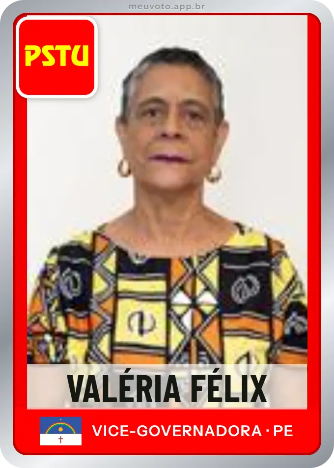 Carta de Valéria Félix, PSTU