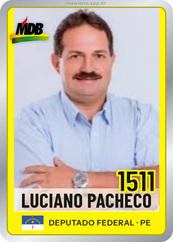 Carta de Luciano Pacheco, número 1511, MDB