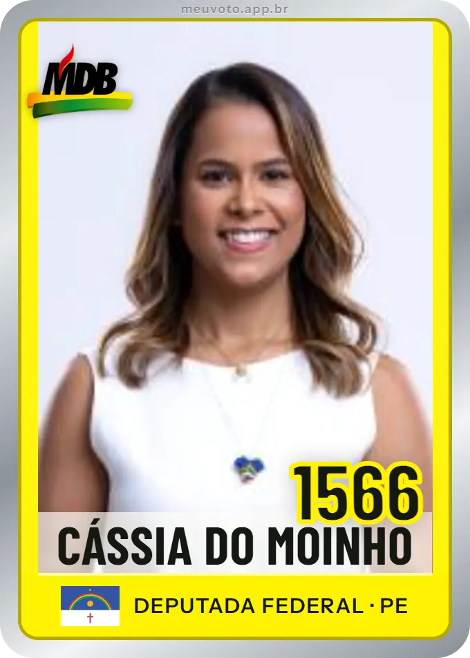 Carta de Cássia do Moinho, número 1566, MDB