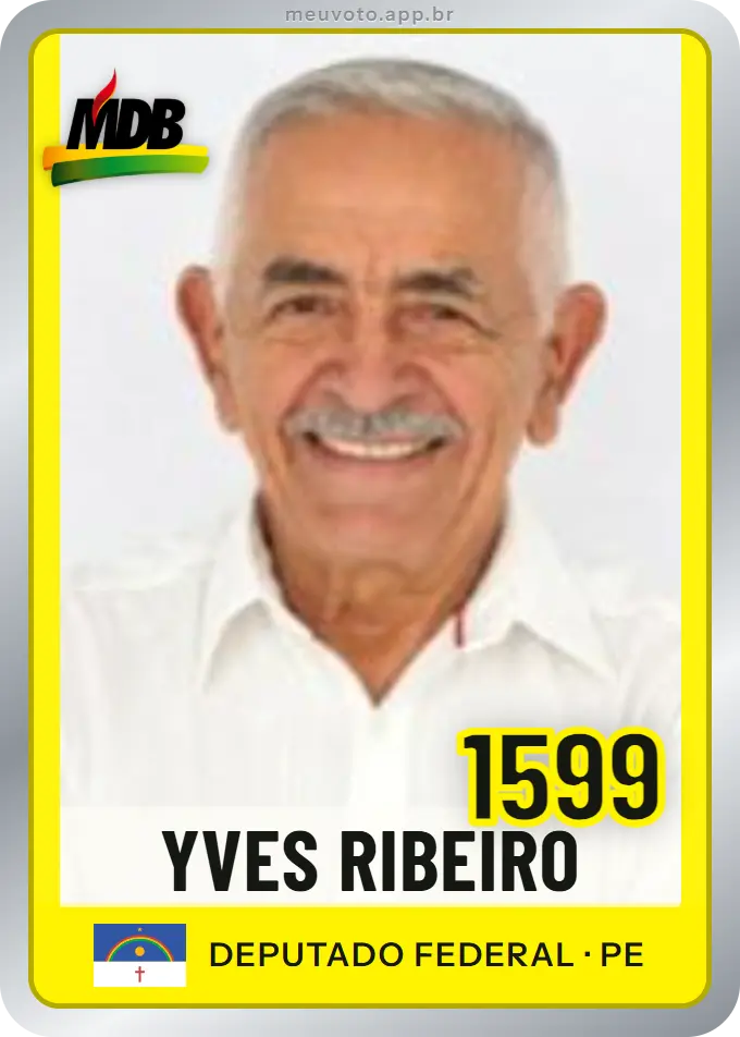 Carta de Yves Ribeiro, número 1599, MDB