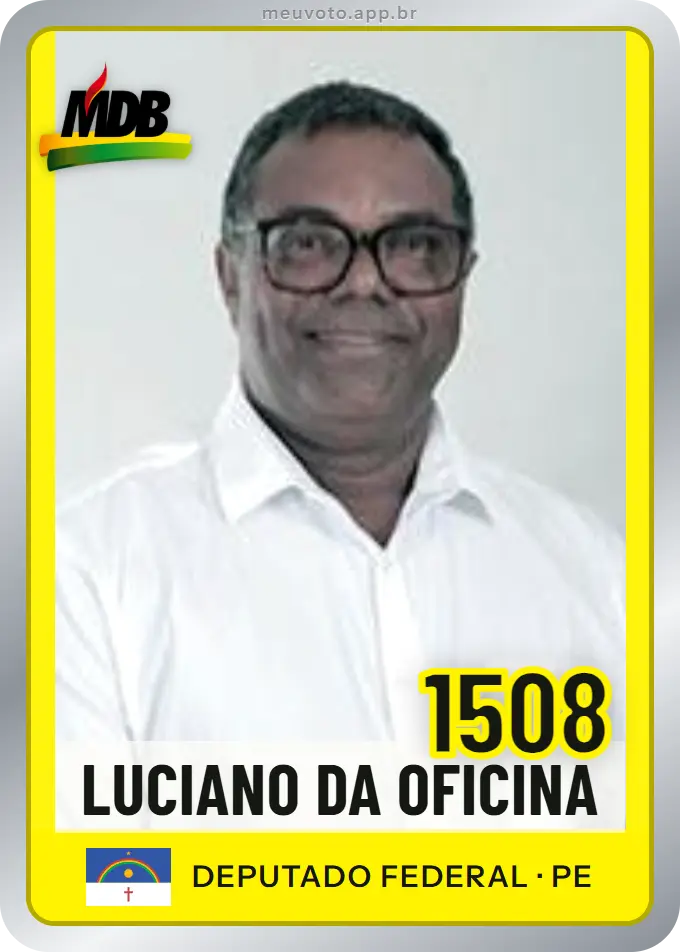 Carta de Luciano da Oficina, número 1508, MDB