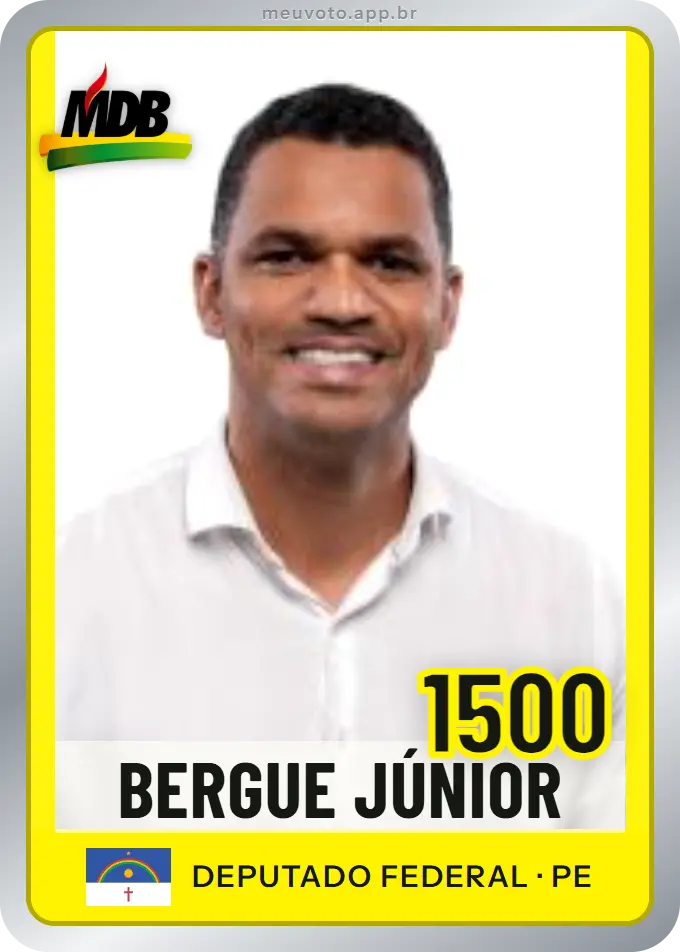 Carta de Bergue Júnior, número 1500, MDB