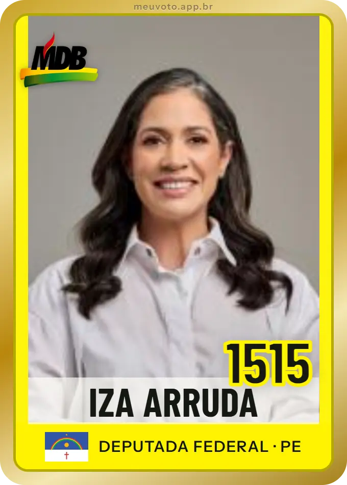 Carta de Iza Arruda, número 1515, MDB