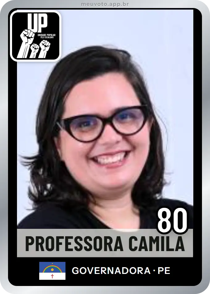 Carta de Professora Camila, número 80, UP