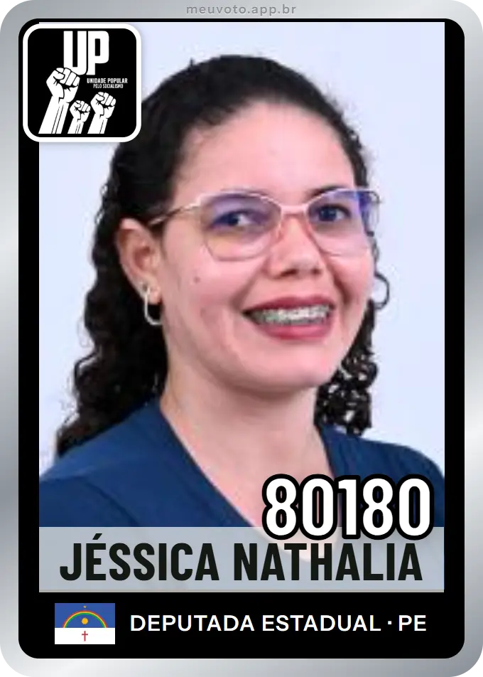 Carta de Jéssica Nathalia, número 80180, UP
