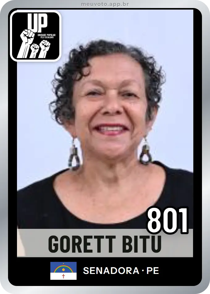 Carta de Gorett Bitu, número 801, UP