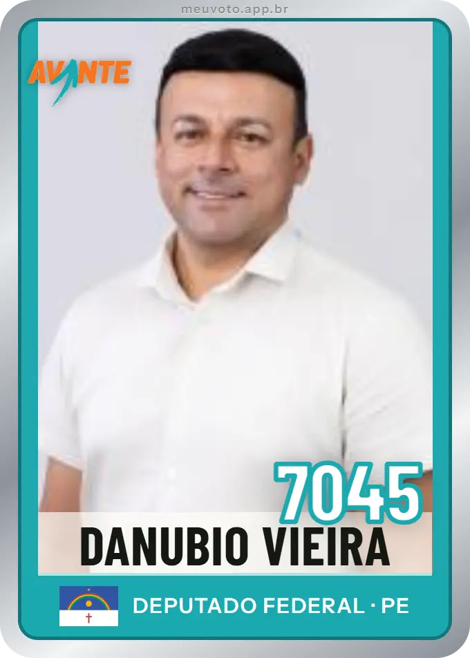 Carta de Danubio Vieira, número 7045, Avante