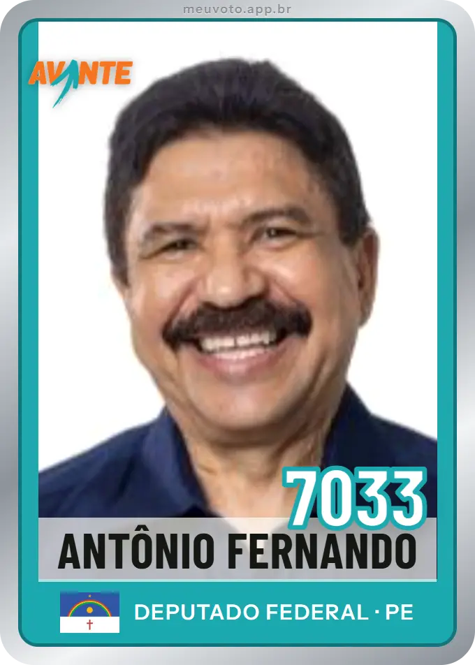 Carta de Antônio Fernando, número 7033, Avante