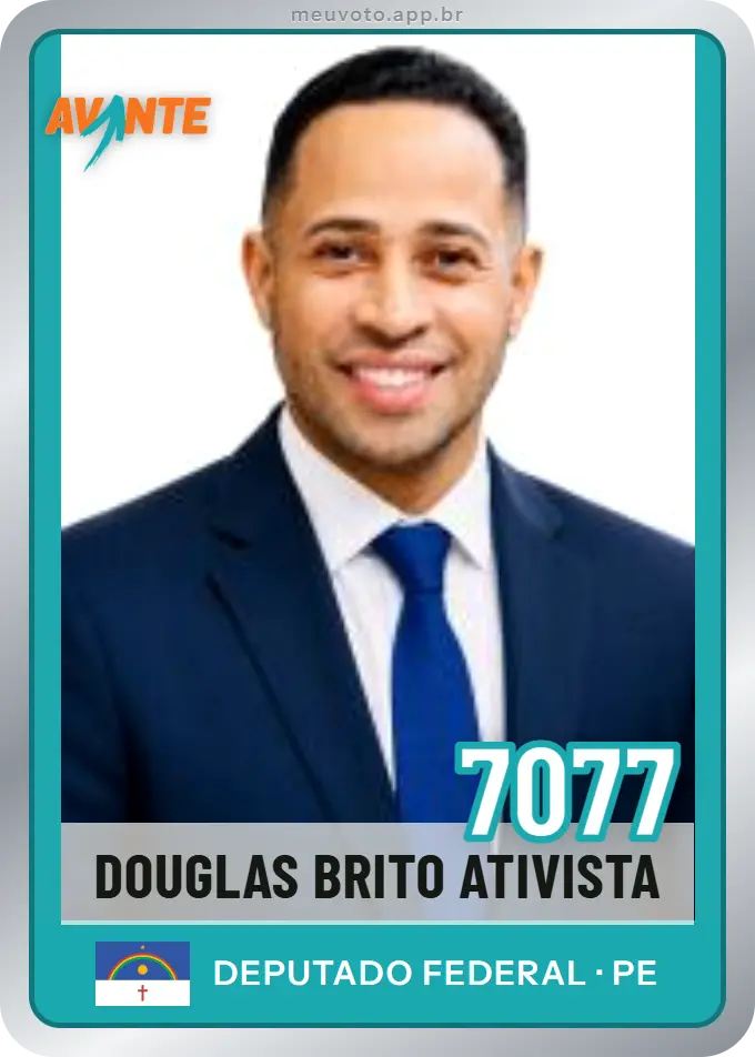 Carta de Douglas Brito Ativista, número 7077, Avante