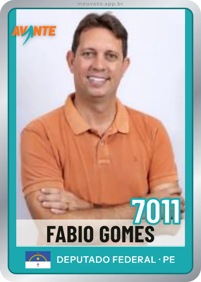 Carta de Fabio Gomes, número 7011, Avante