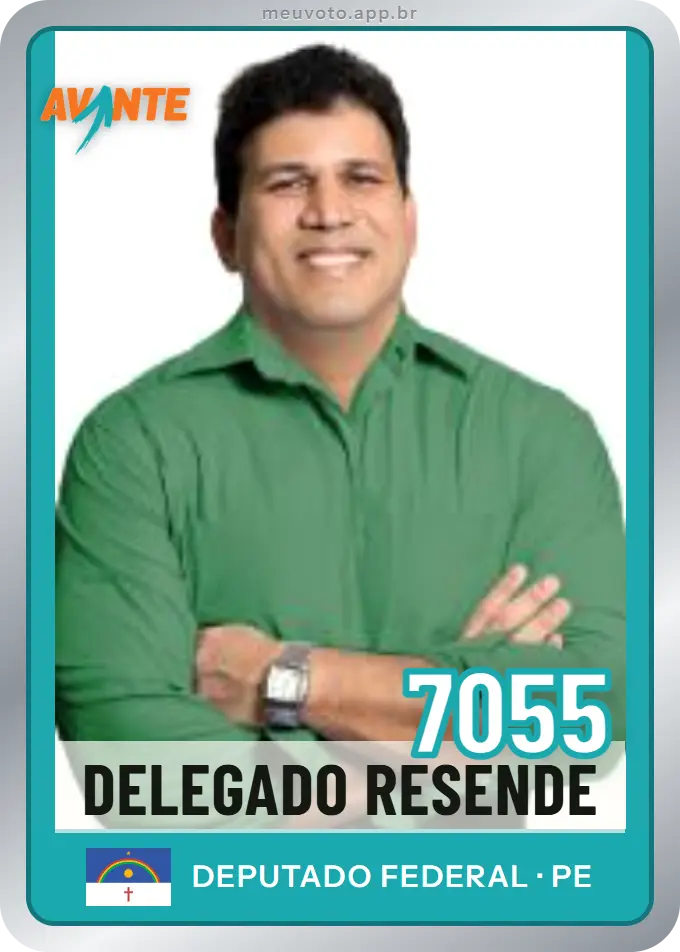 Carta de Delegado Resende, número 7055, Avante