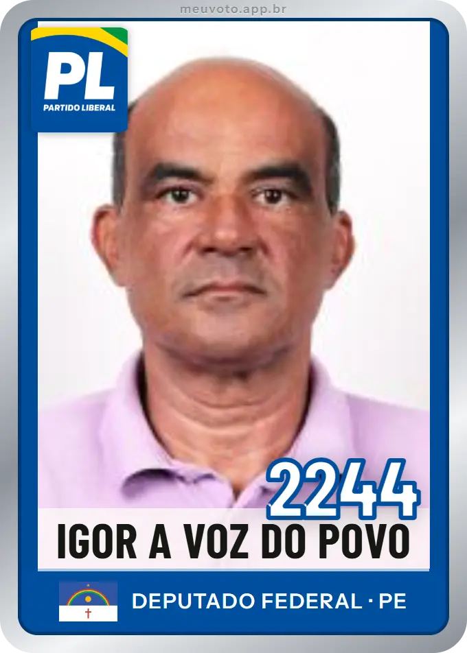 Carta de Igor A Voz do Povo, número 2244, PL
