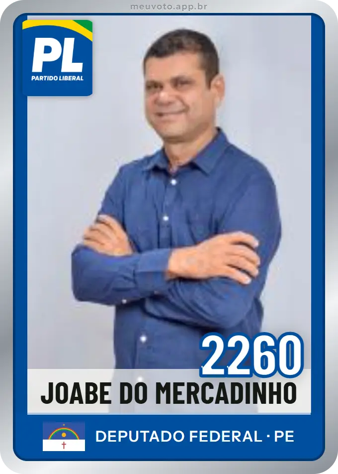 Carta de Joabe do Mercadinho, número 2260, PL
