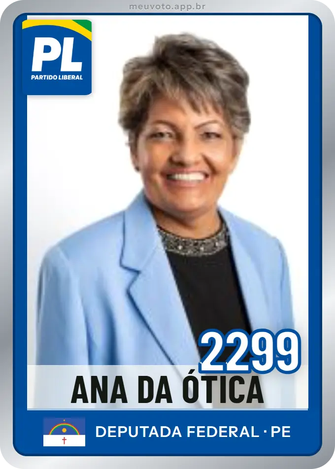 Carta de Ana da Ótica, número 2299, PL