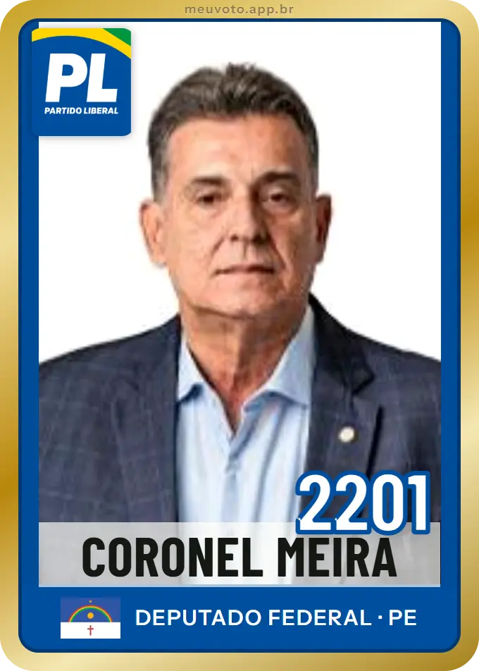 Carta de Coronel Meira, número 2201, PL