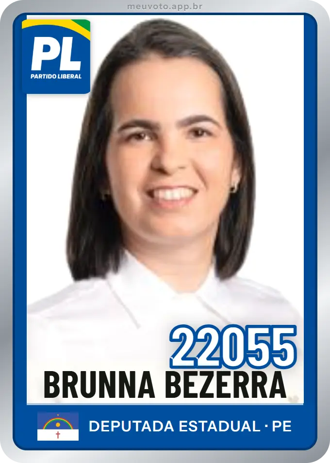 Carta de Brunna Bezerra, número 22055, PL