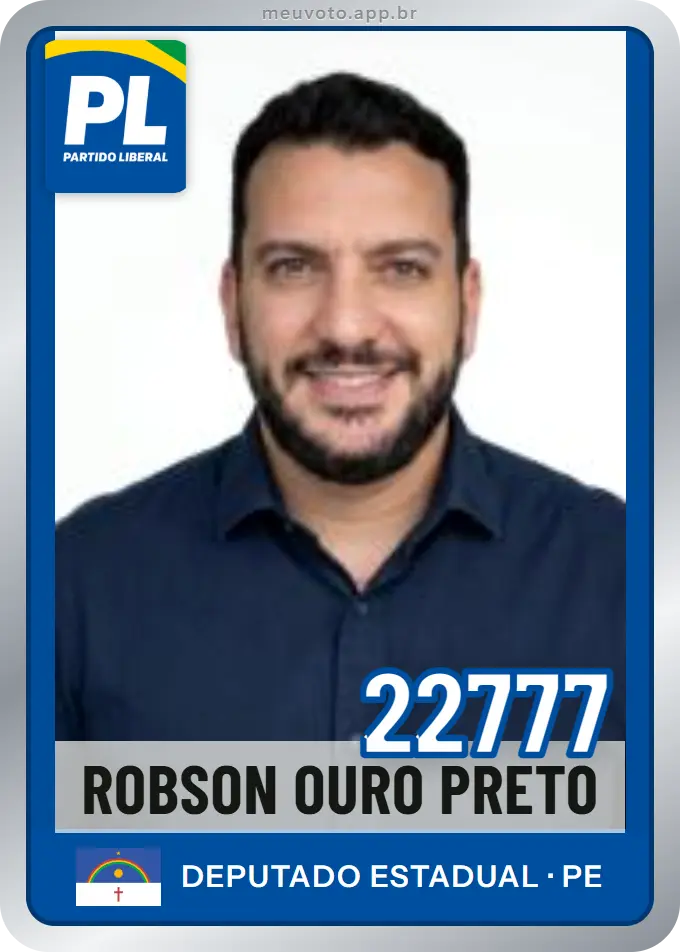 Carta de Robson Ouro Preto, número 22777, PL