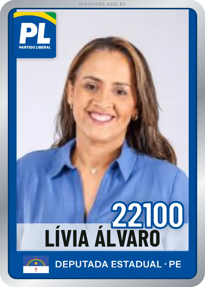 Carta de Lívia Álvaro, número 22100, PL