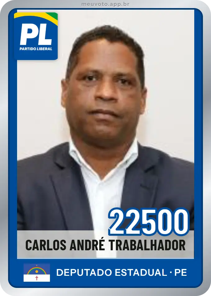 Carta de Carlos André Trabalhador, número 22500, PL