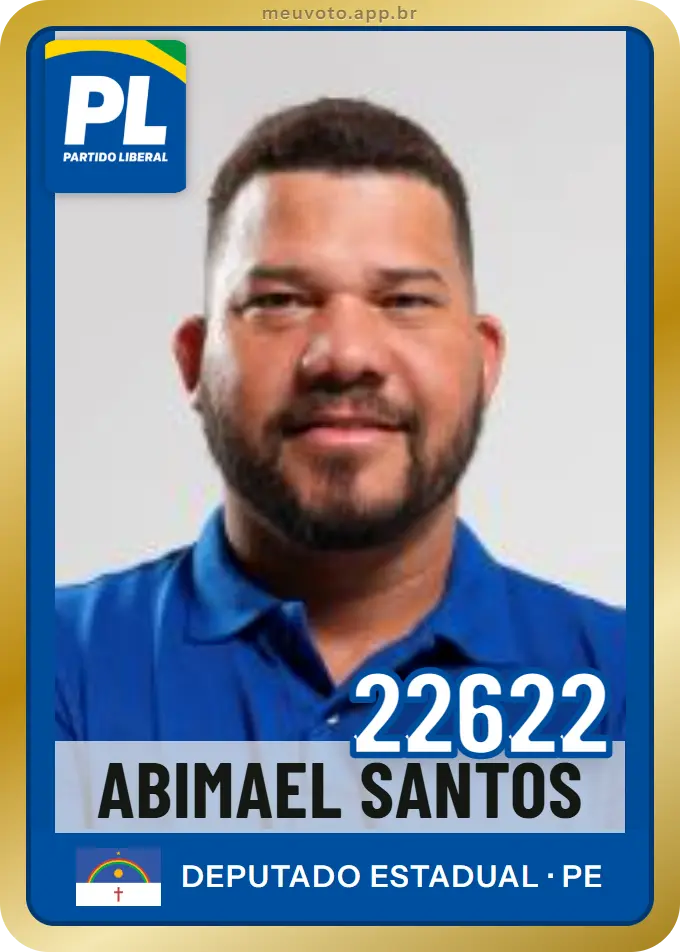 Carta de Abimael Santos, número 22622, PL