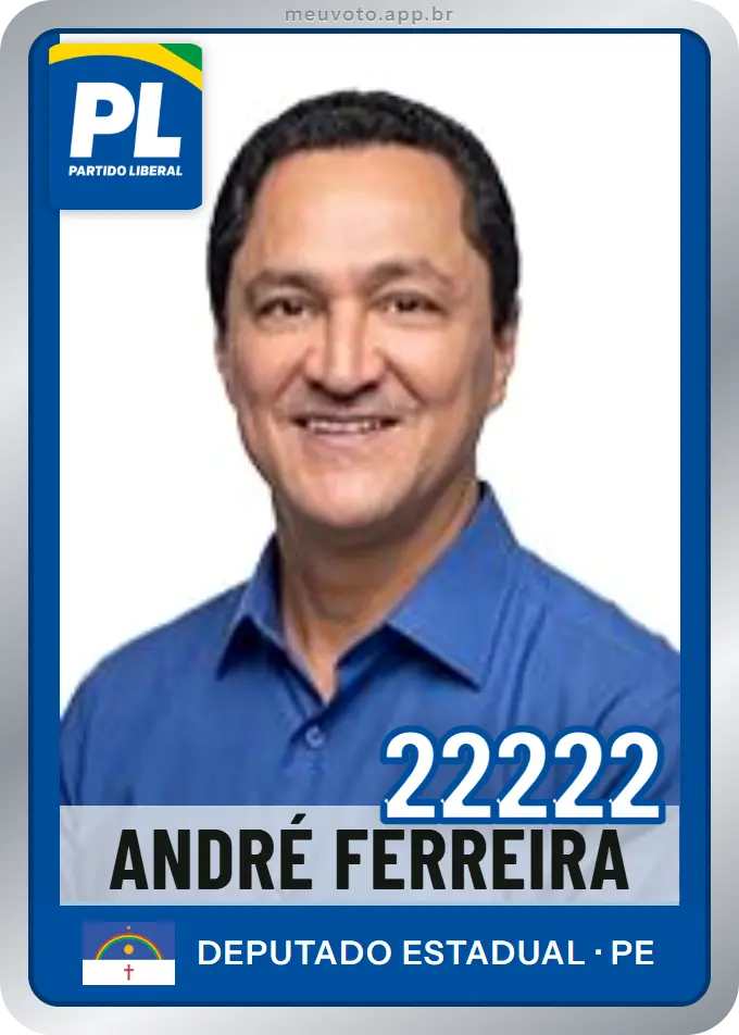 Carta de André Ferreira, número 22222, PL