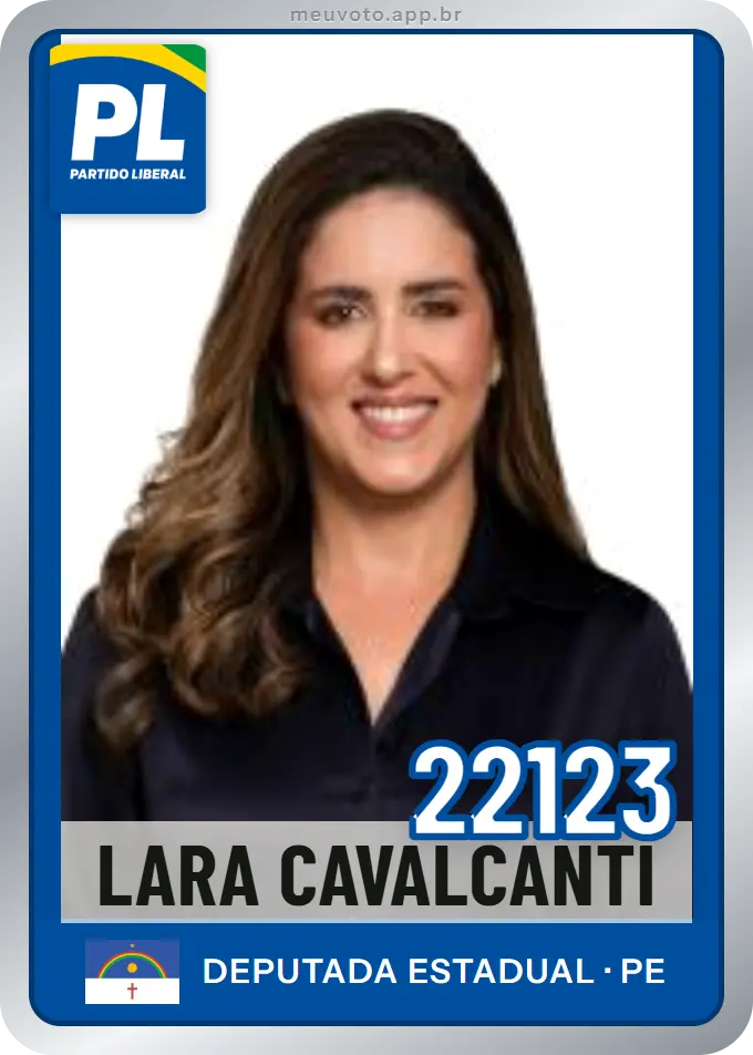 Carta de Lara Cavalcanti, número 22123, PL