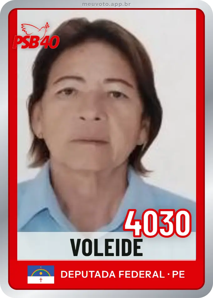 Carta de Voleide, número 4030, PSB