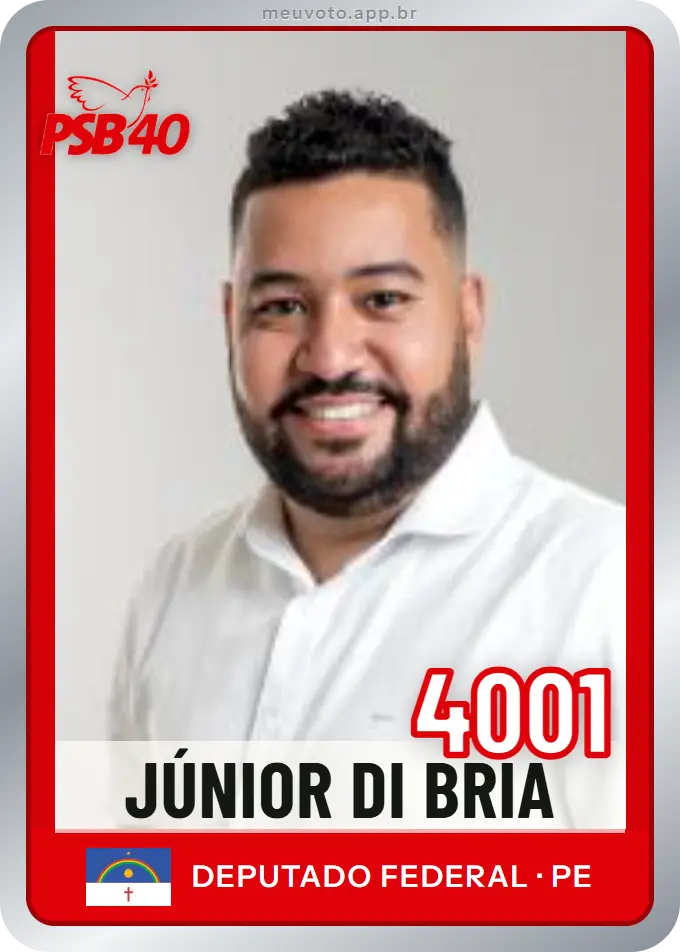 Carta de Júnior di Bria, número 4001, PSB