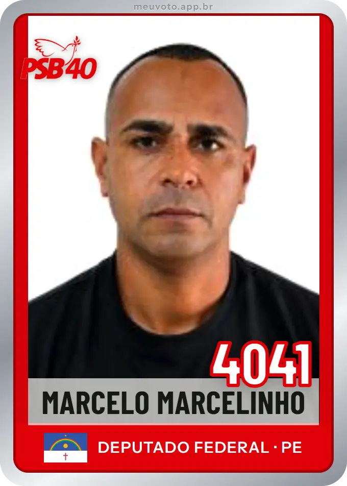 Carta de Marcelo Marcelinho, número 4041, PSB