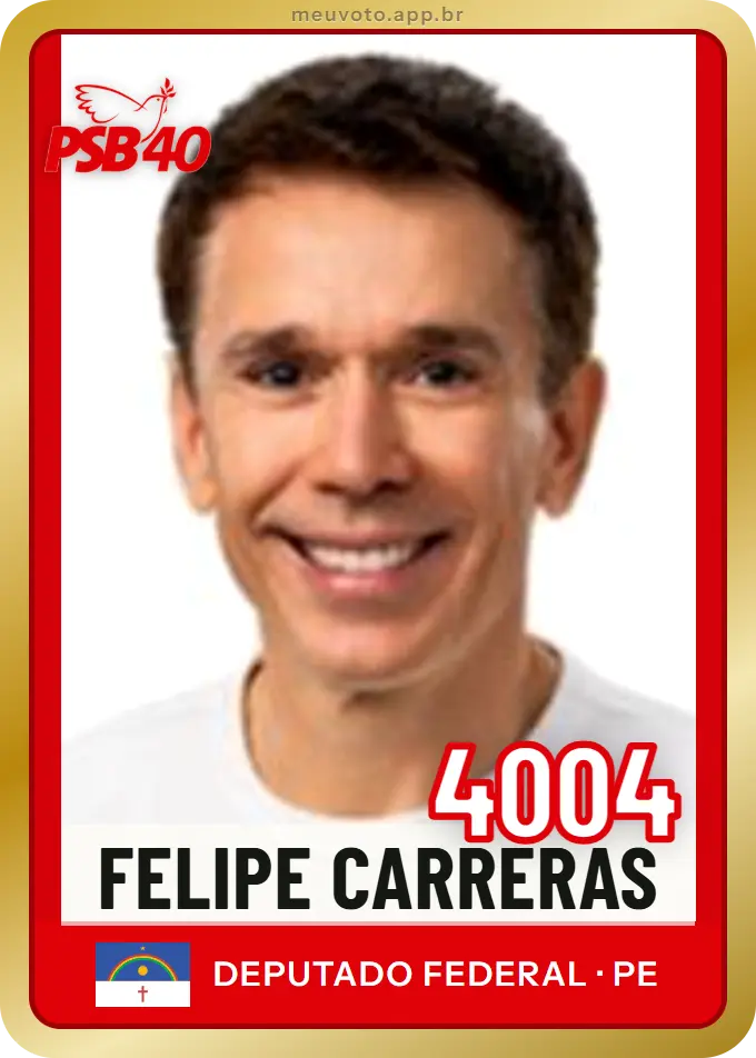 Carta de Felipe Carreras, número 4004, PSB