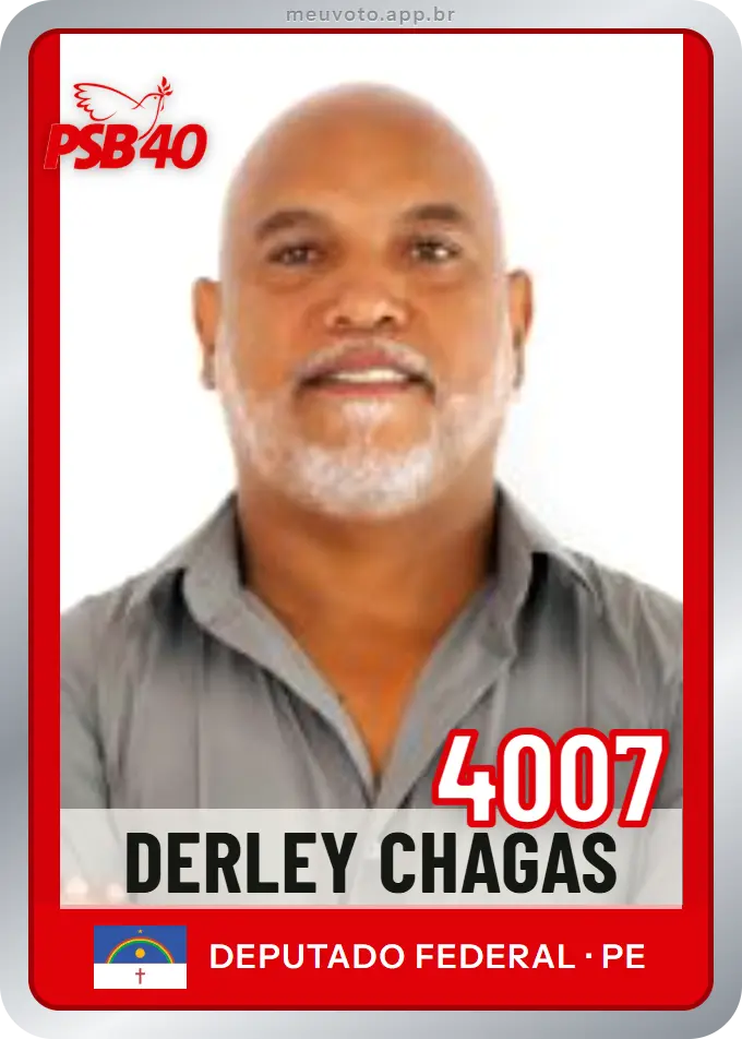 Carta de Derley Chagas, número 4007, PSB