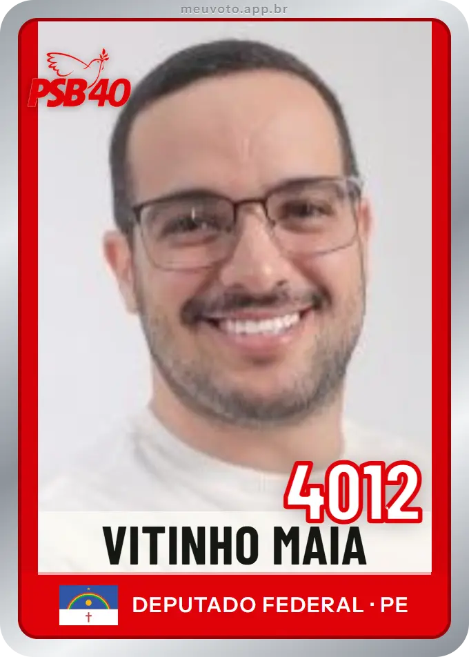 Carta de Vitinho Maia, número 4012, PSB